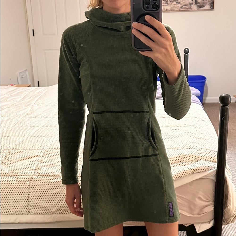 Melanzana Forest Green Long Sleeve Dress